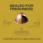 Nespresso Vertuo Up Coffee Pod Machine – One touch, Fast start, Precision brewing, 7 Cup Sizes, Premium Experience, Starter pod Set Included, Ink Black, by Krups - XN9404G0